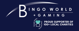 Bingo World Logo Blue Background - 272x111