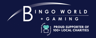 Bingo World Logo Blue Background - PNGx400